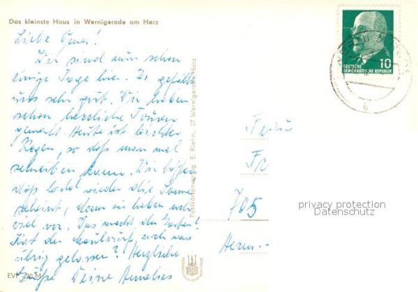 Wernigerode Harz Kleinstes Haus in der Stadt – Bild 2