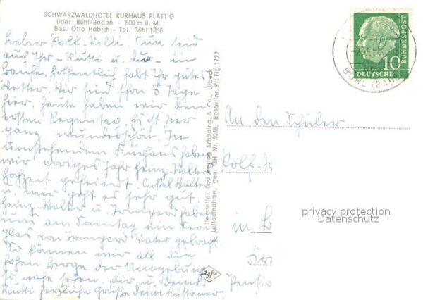 Buehl Baden Schwarzwaldhotel Kurhaus Plättig im Sch – Bild 2