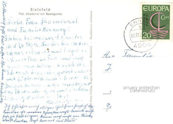 Bielefeld Pädagogische Akademie mit Rosengarten – Bild 2