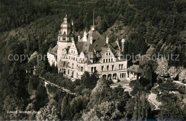 Meinhard Schloss Wolfsbrunnen Fliegeraufnahme