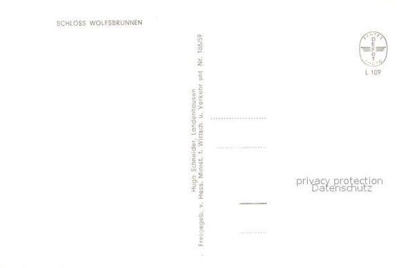 Meinhard Schloss Wolfsbrunnen Fliegeraufnahme – Bild 2