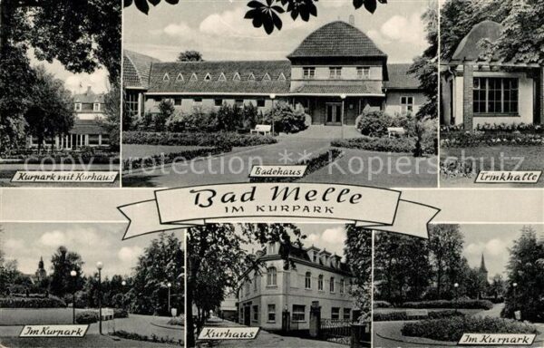 Bad Melle Osnabrueck Kurpark Kurhaus Badehaus Trinkhalle