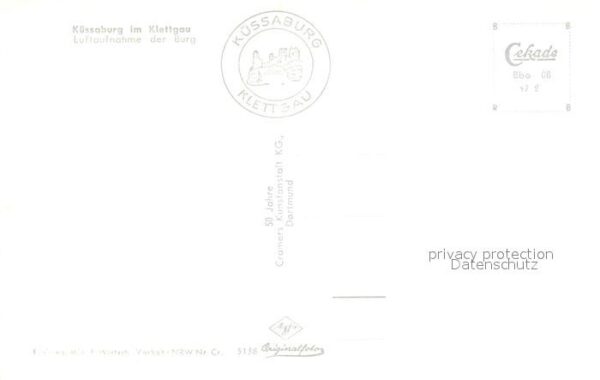 Klettgau Burgruine Küssaburg Fliegeraufnahme – Bild 2