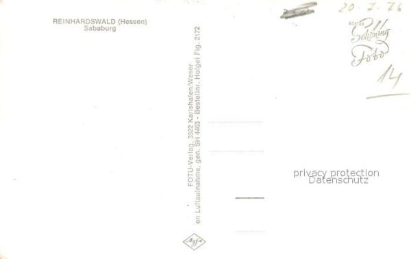 Reinhardswald Sababurg Fliegeraufnahme – Bild 2