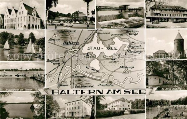 Haltern See Rathaus Walzenwehr Hotel Restaurant Tur