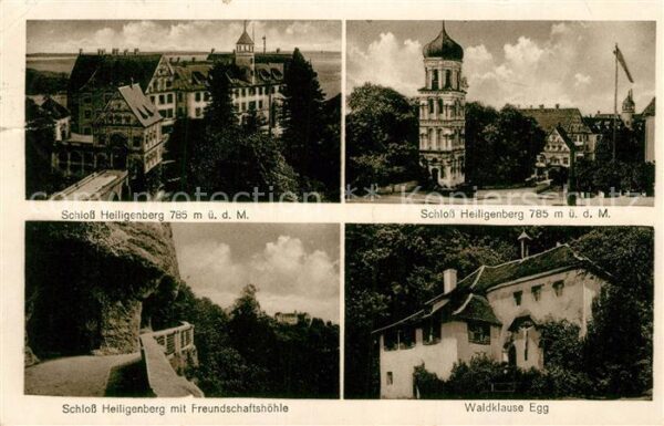 Heiligenberg Baden Schloss Freundschaftshöhle Waldklause E