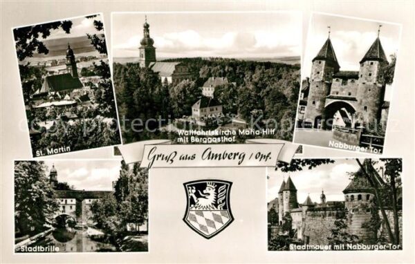Amberg Oberpfalz St Martin Kirche Wallfahrtskirche Maria