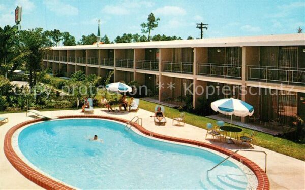 Homestead Florida Howard Johnson's Motor Lodge Swimming P