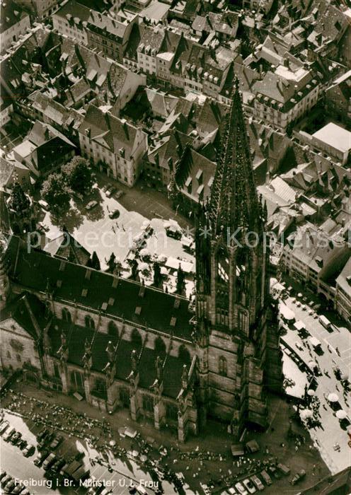 Freiburg Breisgau Münster Fliegeraufnahme