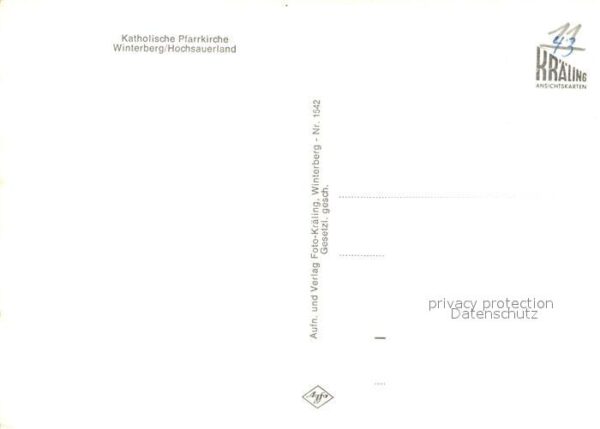 Winterberg Hochsauerland Katholische Pfarrkirche – Bild 2