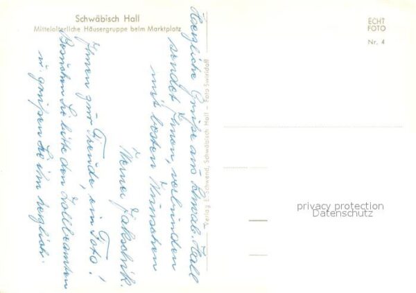 Schwaebisch Hall Mittelalterliche Häusergruppe beim Mark – Bild 2