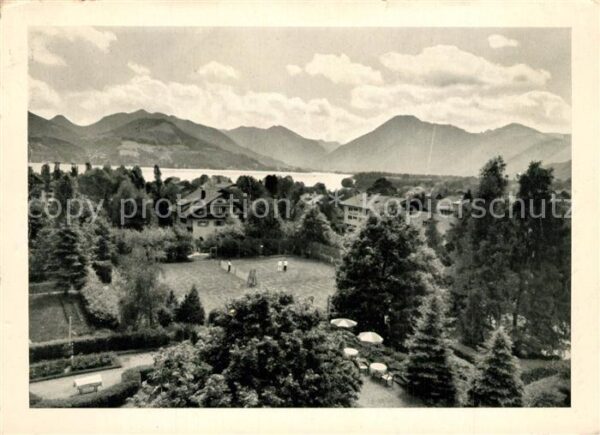 Bad Wiessee Panorama Blick vom Werner's Kurhotel Ed