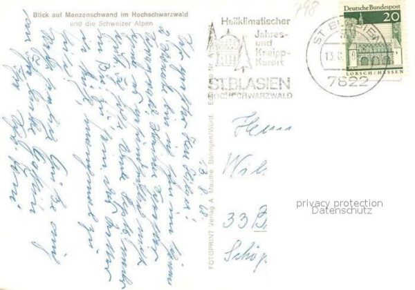 Menzenschwand Landschaftspanorama Schwarzwald mit Sch – Bild 2