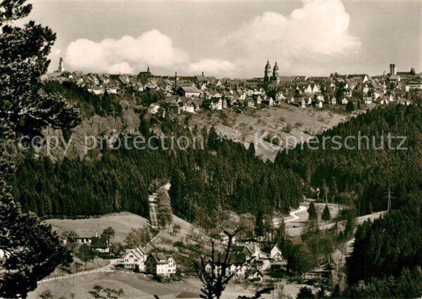 Freudenstadt Landschaftspanorama Kurort im Schwarzwa