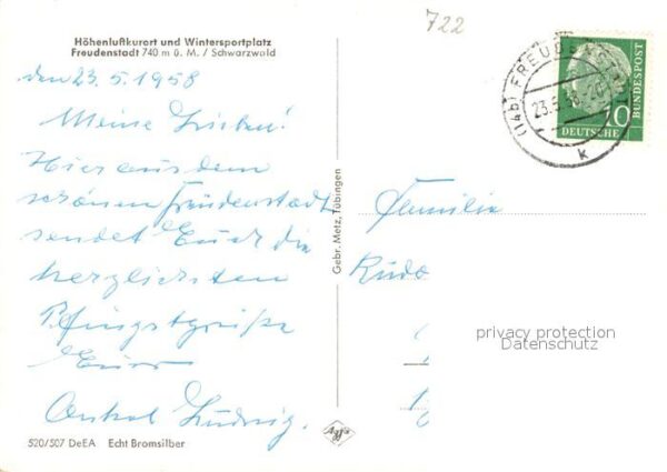 Freudenstadt Kurhaus Stadtplatz Kurort im Schwarzwal – Bild 2