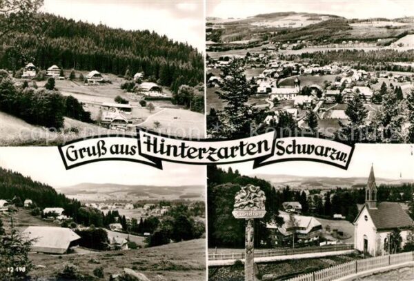 Hinterzarten Panorama Kurort im Schwarzwald Kapelle