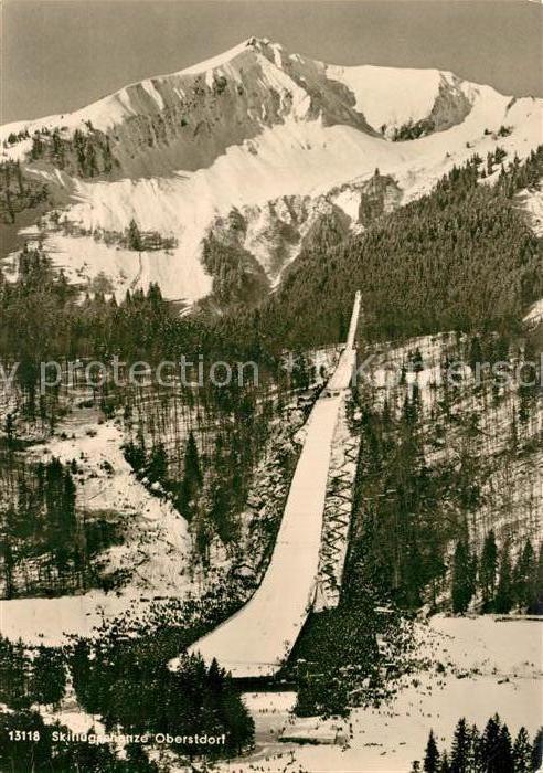 Oberstdorf Skiflugschanze Wintersportplatz Allgäue