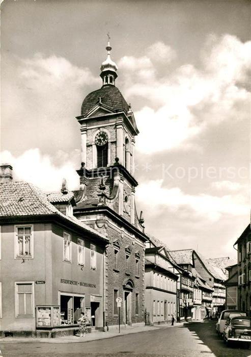 Goettingen Niedersachsen Kurzestrasse mit Michaelskirche Univers