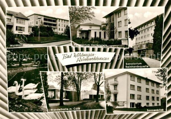 Reinhardshausen Sanatorium Reinhardsquelle Kurhaus Wand
