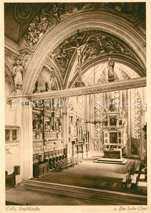 Celle Niedersachsen Stadtkirche Der hohe Chor