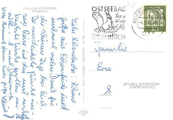 Eckernfoerde Binnenhafen Ostseebad – Bild 2