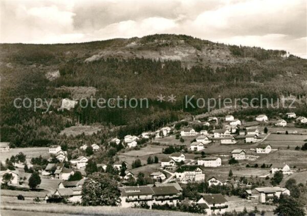Scherau Bodenmais Panorama Luftkurort mit Hochzell Bayeri