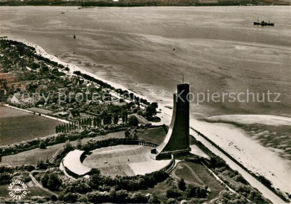 Laboe Marine Ehrenmal Fliegeraufnahme