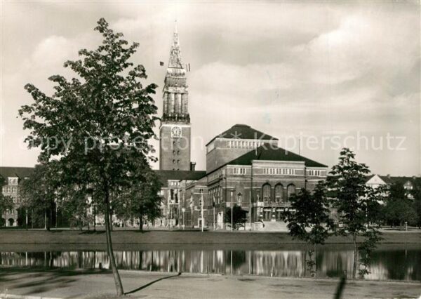 Kiel Rathaus und Stadttheater
