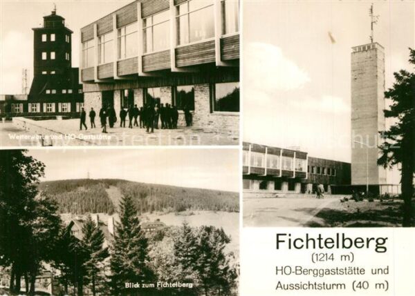Oberwiesenthal Erzgebirge Fichtelberg HO Berggaststätte Aussichts