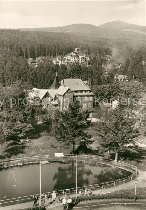 Schierke Harz Panorama Blick vom FDGB Erholungsheim H