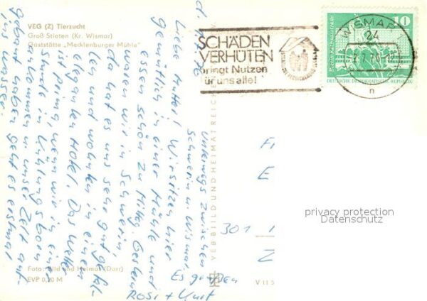 Gross Stieten Gaststätte Mecklenburger Mühle Windmühl – Bild 2