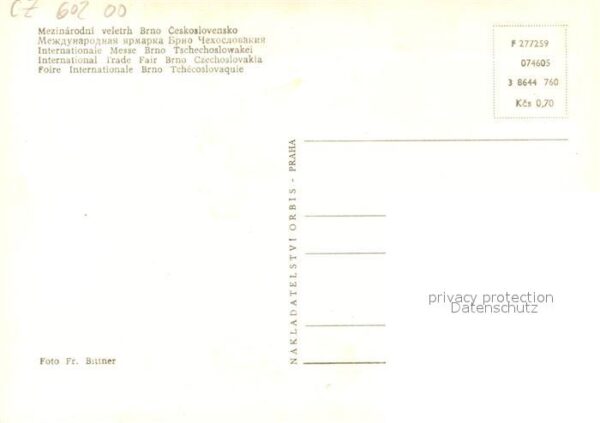 Brno Bruenn Mezinarodni veletrh Internationale Mess – Bild 2