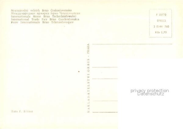Brno Bruenn Mezinarodni veletrh Internationale Mess – Bild 2