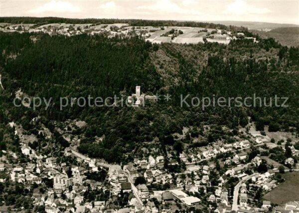 Bad Liebenzell Burg Unterlengenhardt Schwarzwald Flieg