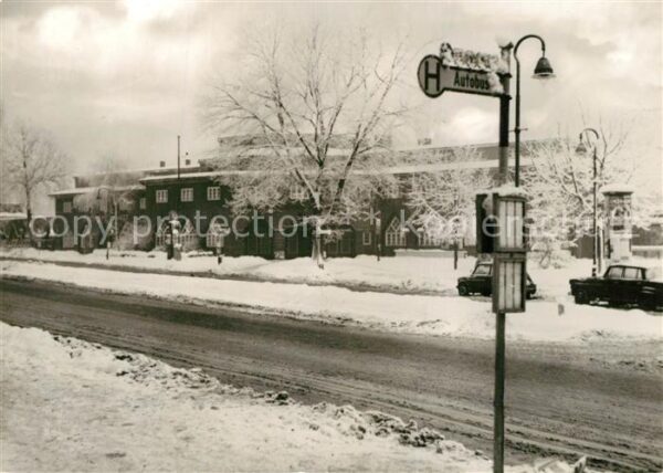 Wannsee Bahnhof im Winter