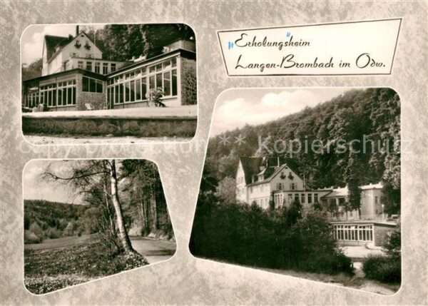 Langen Brombach Erholungsheim Landschaftspanorama