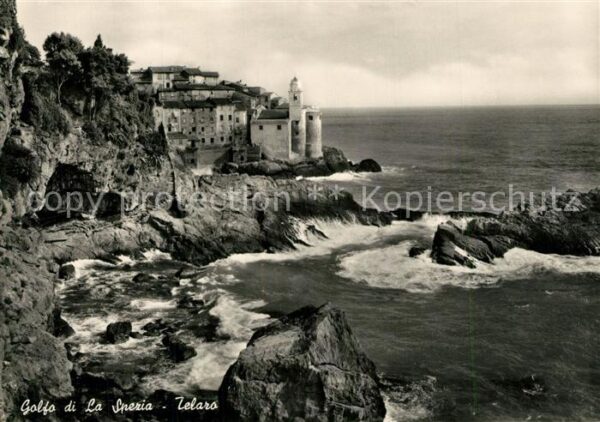 Telaro Brandung Küste Golfo di La Spezia