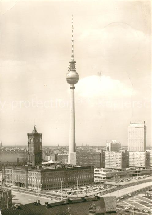 Berlin Rathaus Fernseh- und UKW-Turm Hauptstad