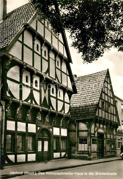 Herford Riemenschneider Haus Historisches Gebäu
