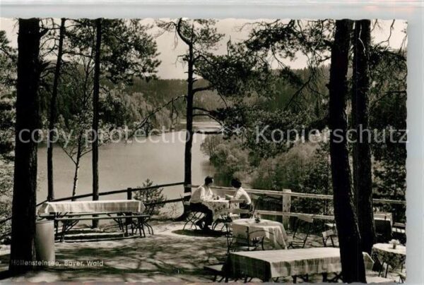 Hoellensteinsee Gaststätte Terrasse am See Bayerischer