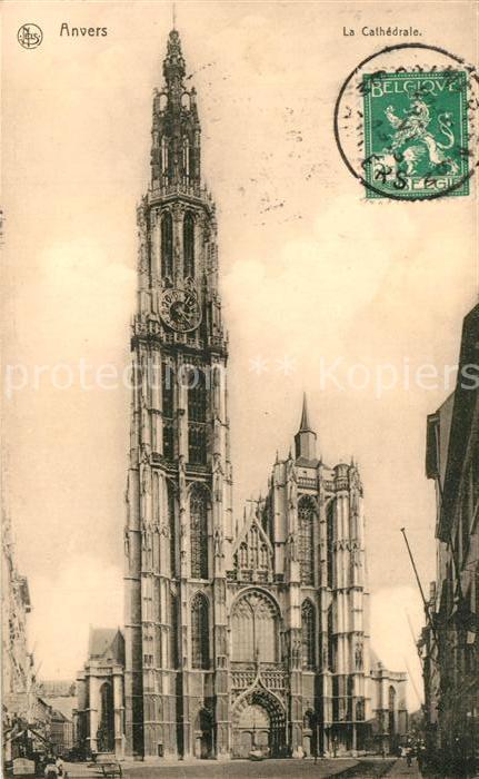 Anvers Antwerpen La Cathedrale Kathedrale