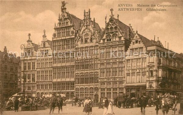 Anvers Antwerpen Maison des Corporations Alte Gildenhäus