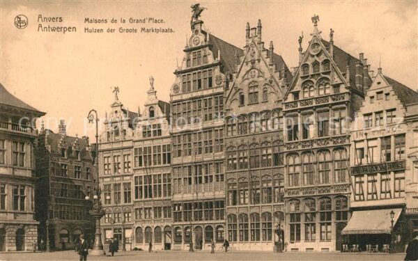 Anvers Antwerpen Maisons de la Grande Place