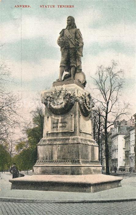 Anvers Antwerpen Statue Teniers