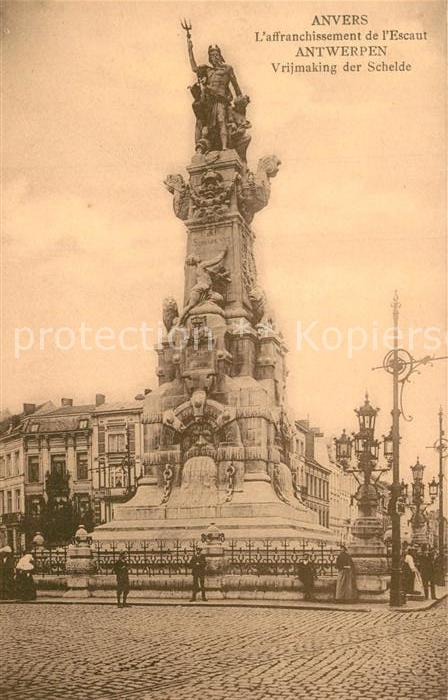 Anvers Antwerpen Affranchissement de l'Escaut Monument