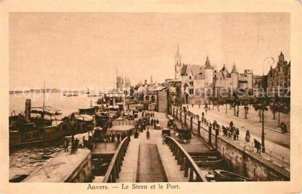 Anvers Antwerpen Le Steen et le Port Museum Hafen
