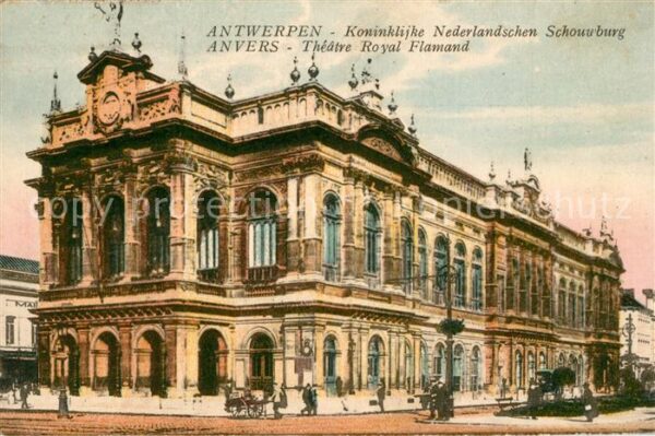 Anvers Antwerpen Théâtre Royal Flamand