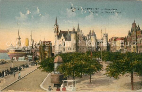 Anvers Antwerpen Place du Steen Musee Museum