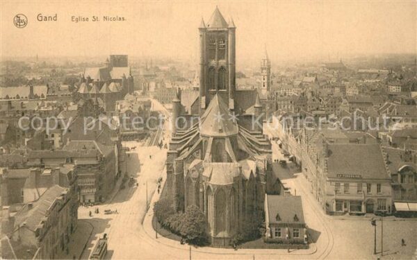 Gand Belgien Eglise Saint Nicolas