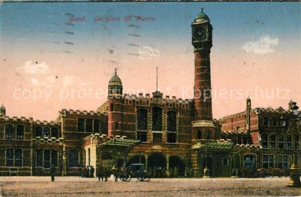 Gand Belgien La Gare Saint Pierre Bahnhof
